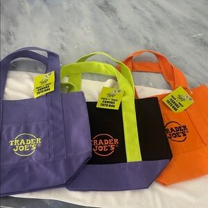 Colorful Trader Joe's Canvas Tote Bags